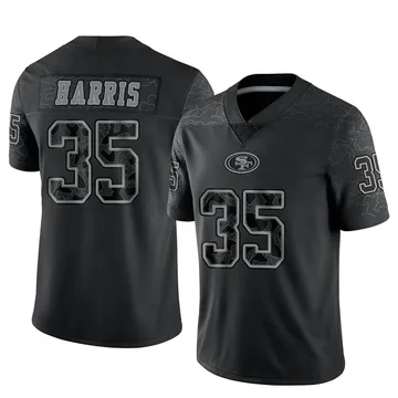 Youth Nike San Francisco 49ers Erik Harris Black Reflective Jersey - Limited