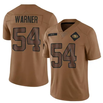 Youth Nike San Francisco 49ers Fred Warner Brown 2023 Salute To Service Jersey - Limited