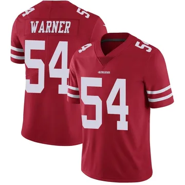 Youth Nike San Francisco 49ers Fred Warner Red Team Color Vapor Untouchable Jersey - Limited