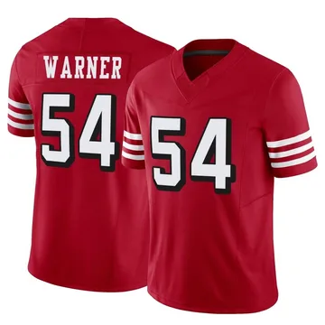 Youth Nike San Francisco 49ers Fred Warner Scarlet Alternate Vapor F.U.S.E. Jersey - Limited