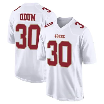 Youth Nike San Francisco 49ers George Odum White Fashion Jersey - Game