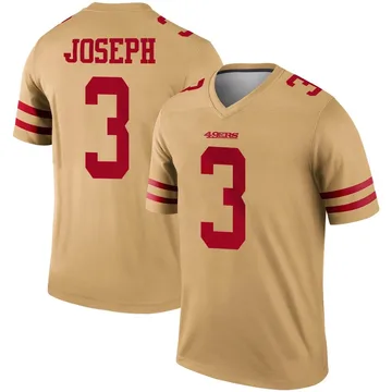 Youth Nike San Francisco 49ers Greg Joseph Gold Inverted Jersey - Legend