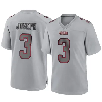 Youth Nike San Francisco 49ers Greg Joseph Gray Atmosphere Fashion Jersey - Game