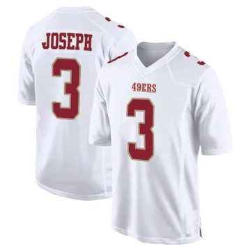 Youth Nike San Francisco 49ers Greg Joseph White Fashion Jersey - Game