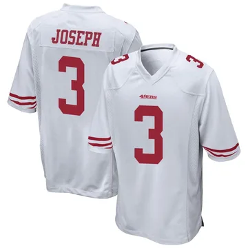 Youth Nike San Francisco 49ers Greg Joseph White Jersey - Game