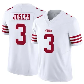 Youth Nike San Francisco 49ers Greg Joseph White Vapor F.U.S.E. Jersey - Limited