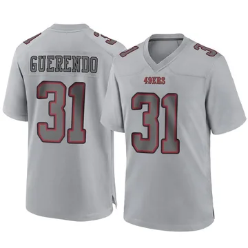 Youth Nike San Francisco 49ers Isaac Guerendo Gray Atmosphere Fashion Jersey - Game