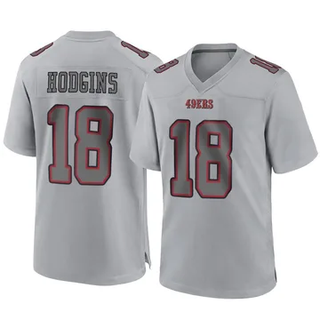 Youth Nike San Francisco 49ers Isaiah Hodgins Gray Atmosphere Fashion Jersey - Game