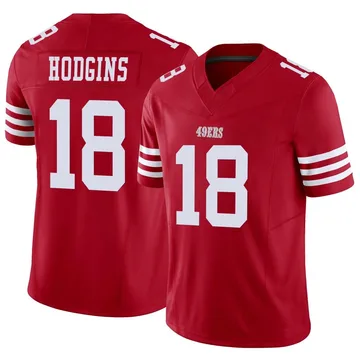 Youth Nike San Francisco 49ers Isaiah Hodgins Scarlet Vapor F.U.S.E. Jersey - Limited