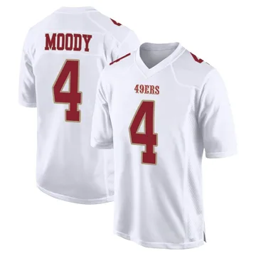 Youth Nike San Francisco 49ers Jake Moody White Fashion Jersey - Game
