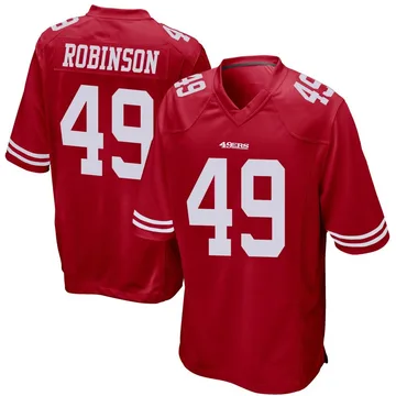 Youth Nike San Francisco 49ers Jakob Robinson Red Team Color Jersey - Game
