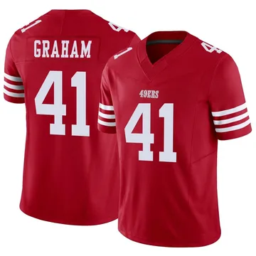 Youth Nike San Francisco 49ers Jalen Graham Scarlet Vapor F.U.S.E. Jersey - Limited