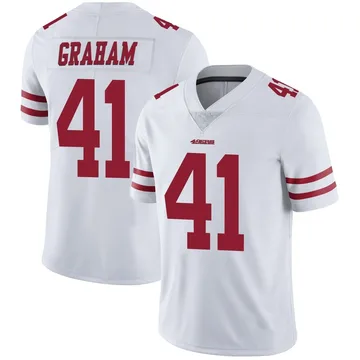 Youth Nike San Francisco 49ers Jalen Graham White Vapor Untouchable Jersey - Limited