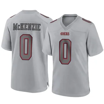 Youth Nike San Francisco 49ers Jalen McKenzie Gray Atmosphere Fashion Jersey - Game