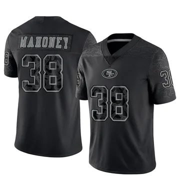 Youth Nike San Francisco 49ers Jaylen Mahoney Black Reflective Jersey - Limited