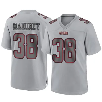 Youth Nike San Francisco 49ers Jaylen Mahoney Gray Atmosphere Fashion Jersey - Game