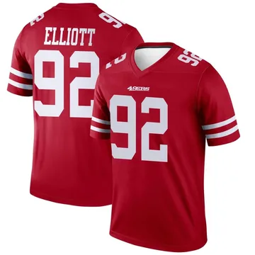 Youth Nike San Francisco 49ers Jordan Elliott Scarlet Jersey - Legend