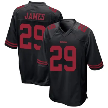 Youth Nike San Francisco 49ers Jordan James Black Alternate Jersey - Game