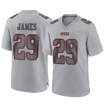 Youth Nike San Francisco 49ers Jordan James Gray Atmosphere Fashion Jersey - Game