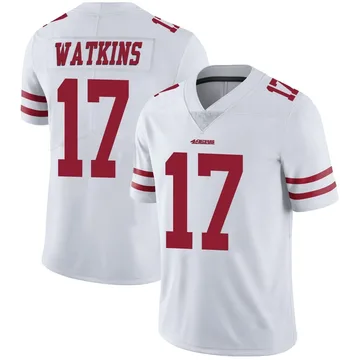 Youth Nike San Francisco 49ers Jordan Watkins White Vapor Untouchable Jersey - Limited