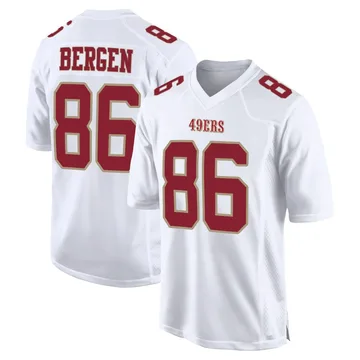 Youth Nike San Francisco 49ers Junior Bergen White Fashion Jersey - Game
