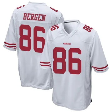 Youth Nike San Francisco 49ers Junior Bergen White Jersey - Game