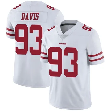 Youth Nike San Francisco 49ers Kalia Davis White Vapor Untouchable Jersey - Limited