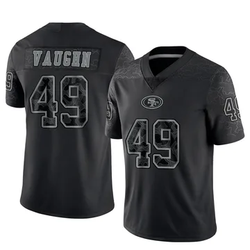 Youth Nike San Francisco 49ers Ke'Shawn Vaughn Black Reflective Jersey - Limited