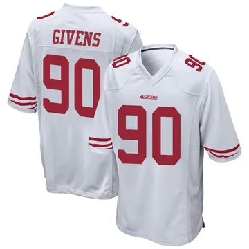 Youth Nike San Francisco 49ers Kevin Givens White Jersey - Game