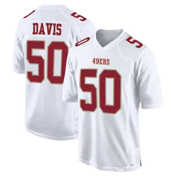 Youth Nike San Francisco 49ers Khalil Davis White Fashion Jersey - Game