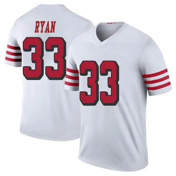 Youth Nike San Francisco 49ers Logan Ryan White Color Rush Jersey - Legend