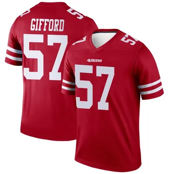 Youth Nike San Francisco 49ers Luke Gifford Scarlet Jersey - Legend