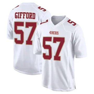 Youth Nike San Francisco 49ers Luke Gifford White Fashion Jersey - Game