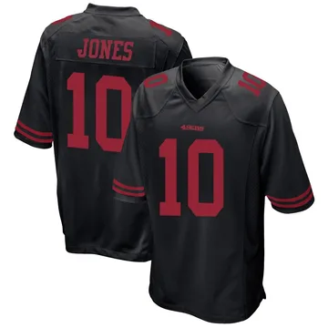 Youth Nike San Francisco 49ers Mac Jones Black Alternate Jersey - Game