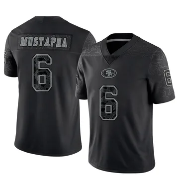 Youth Nike San Francisco 49ers Malik Mustapha Black Reflective Jersey - Limited