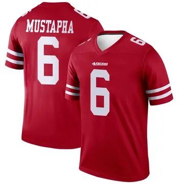 Youth Nike San Francisco 49ers Malik Mustapha Scarlet Jersey - Legend
