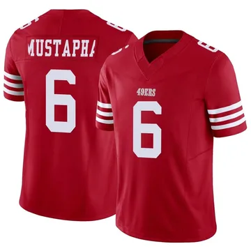 Youth Nike San Francisco 49ers Malik Mustapha Scarlet Vapor F.U.S.E. Jersey - Limited