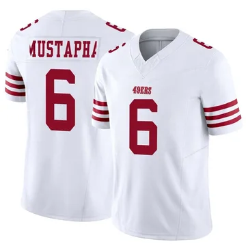 Youth Nike San Francisco 49ers Malik Mustapha White Vapor F.U.S.E. Jersey - Limited