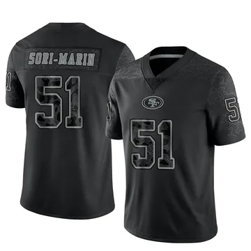 Youth Nike San Francisco 49ers Mariano Sori-Marin Black Reflective Jersey - Limited