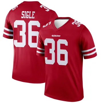 Youth Nike San Francisco 49ers Marques Sigle Scarlet Jersey - Legend