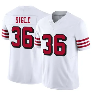 Youth Nike San Francisco 49ers Marques Sigle White Alternate Vapor F.U.S.E. Jersey - Limited