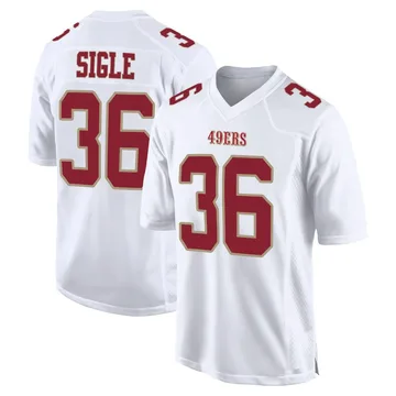 Youth Nike San Francisco 49ers Marques Sigle White Fashion Jersey - Game