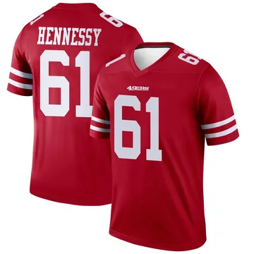 Youth Nike San Francisco 49ers Matt Hennessy Scarlet Jersey - Legend