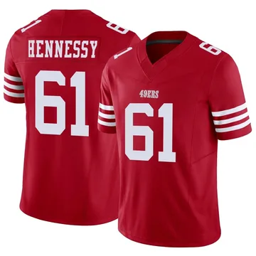Youth Nike San Francisco 49ers Matt Hennessy Scarlet Vapor F.U.S.E. Jersey - Limited