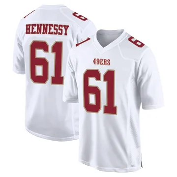 Youth Nike San Francisco 49ers Matt Hennessy White Fashion Jersey - Game