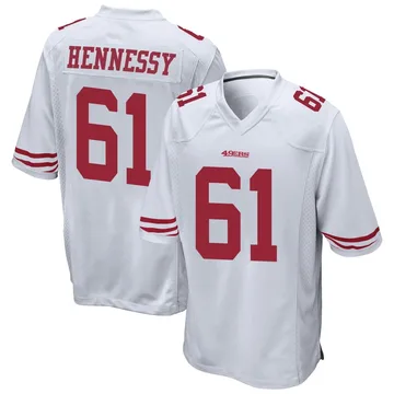 Youth Nike San Francisco 49ers Matt Hennessy White Jersey - Game