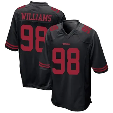 Youth Nike San Francisco 49ers Mykel Williams Black Alternate Jersey - Game
