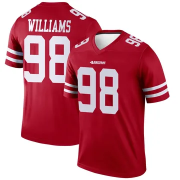Youth Nike San Francisco 49ers Mykel Williams Scarlet Jersey - Legend
