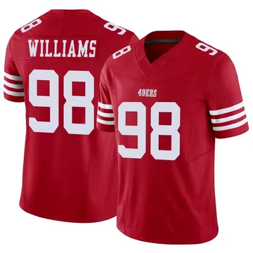 Youth Nike San Francisco 49ers Mykel Williams Scarlet Vapor F.U.S.E. Jersey - Limited