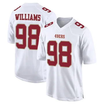 Youth Nike San Francisco 49ers Mykel Williams White Fashion Jersey - Game